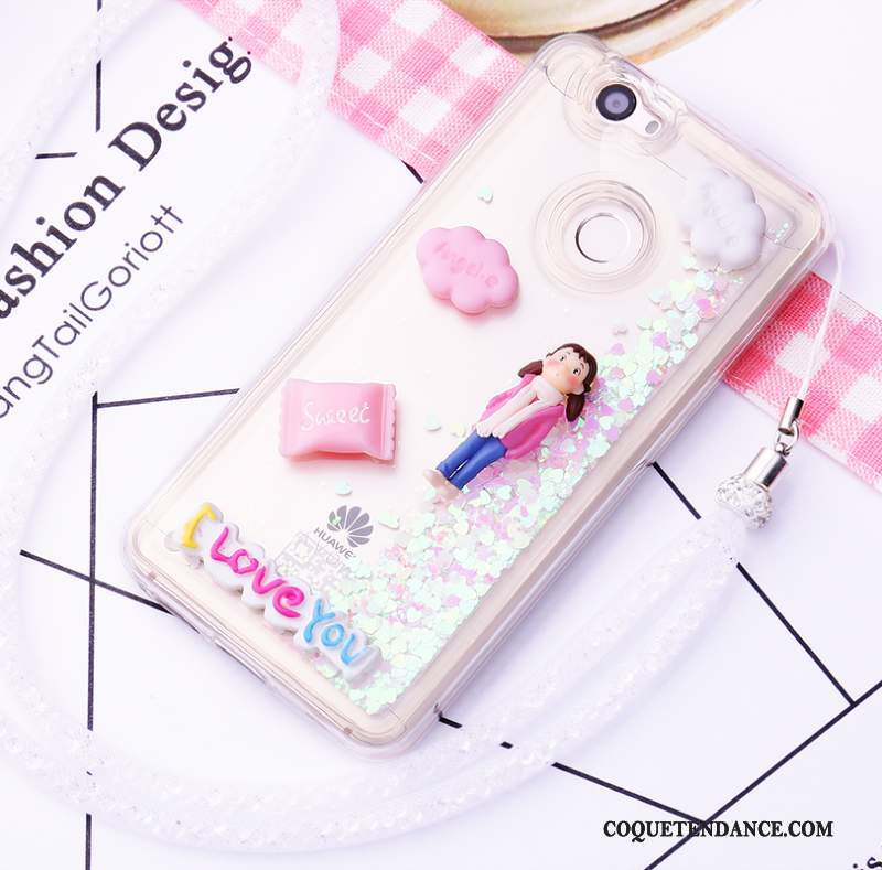 Huawei Nova Coque De Téléphone Protection Étui Or Dessin Animé