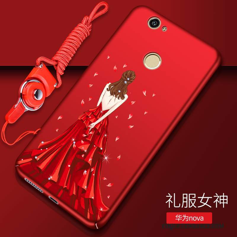 Huawei Nova Coque De Téléphone Étui Rouge Créatif Tendance