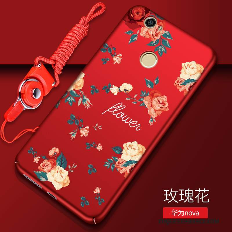 Huawei Nova Coque De Téléphone Étui Rouge Créatif Tendance