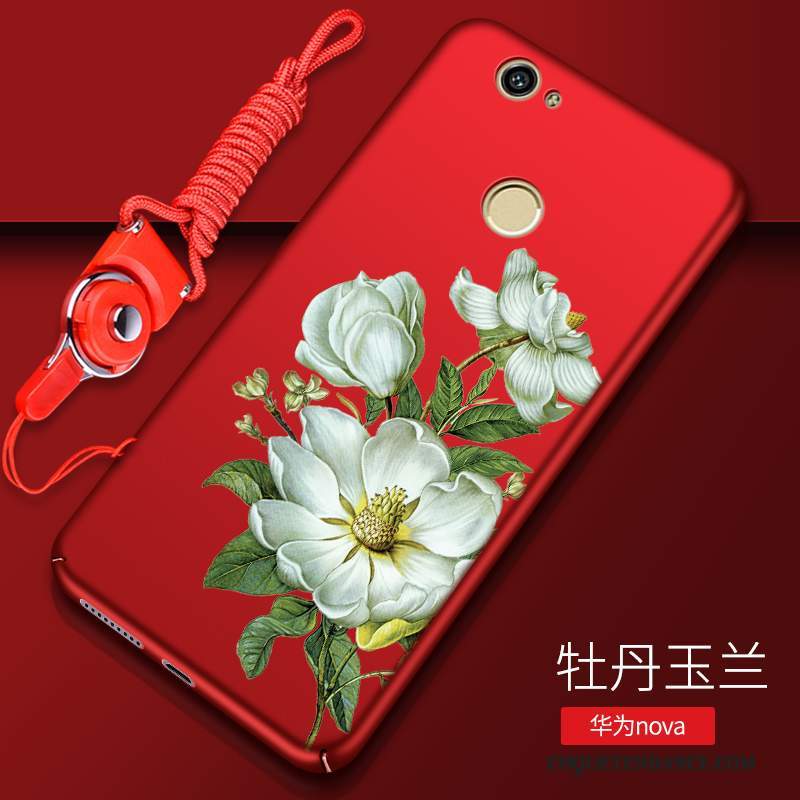 Huawei Nova Coque De Téléphone Étui Rouge Créatif Tendance