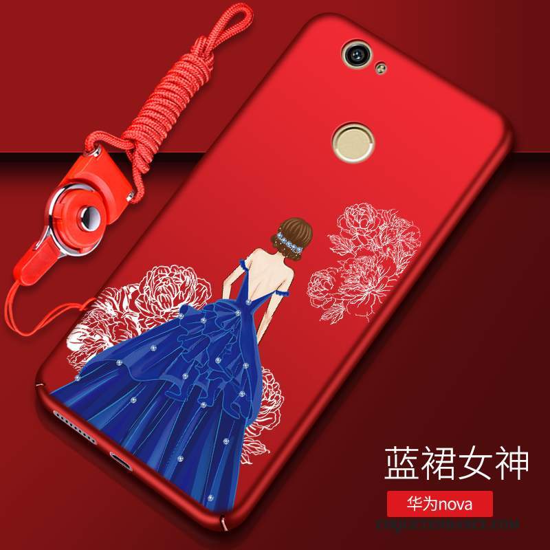 Huawei Nova Coque De Téléphone Étui Rouge Créatif Tendance