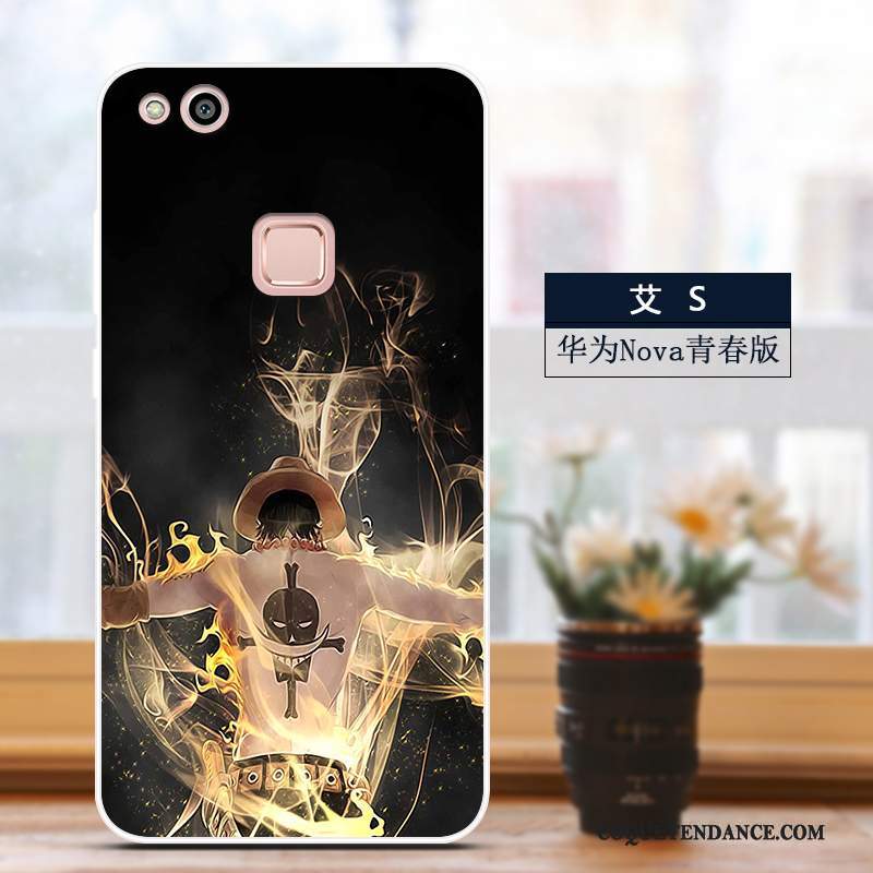 Huawei Nova Coque Dessin Animé Incassable Silicone Étui Mince