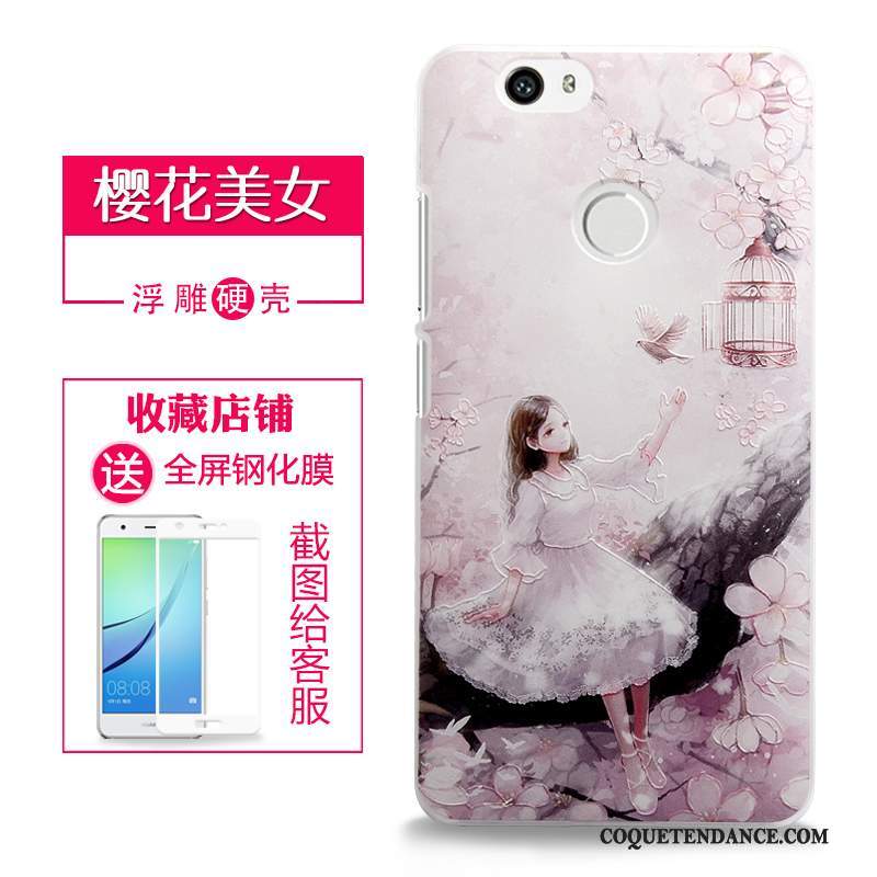 Huawei Nova Coque Difficile Rose De Téléphone Protection Étui