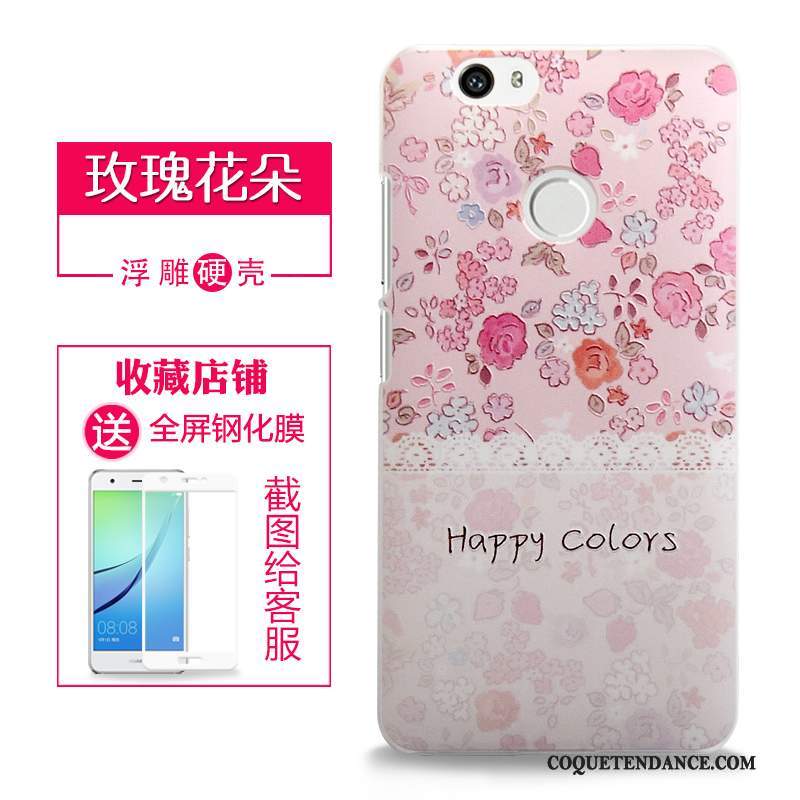 Huawei Nova Coque Difficile Rose De Téléphone Protection Étui