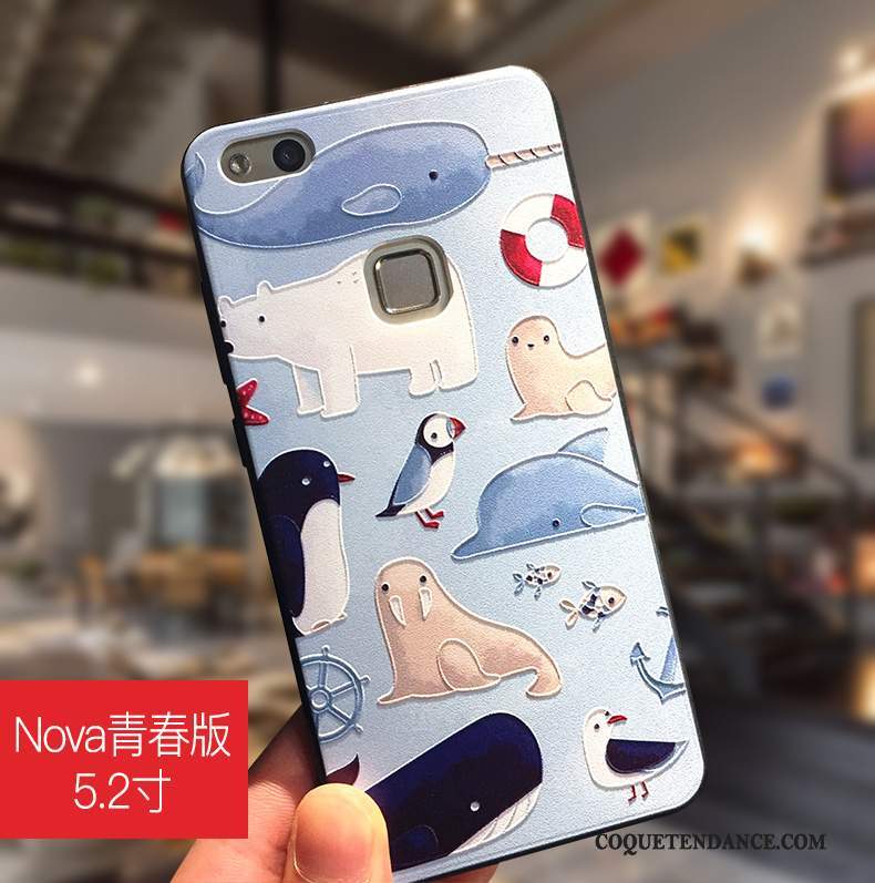 Huawei Nova Coque Ornements Suspendus Créatif Tendance Fluide Doux Jeunesse