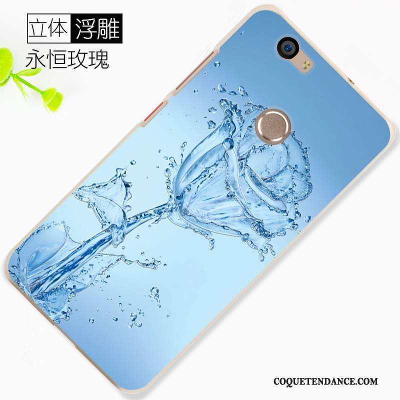 Huawei Nova Coque Personnalité Multicolore Protection Étui Délavé En Daim