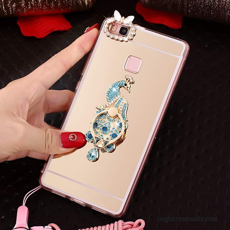 Huawei Nova Coque Protection Support Rose Étui Anneau