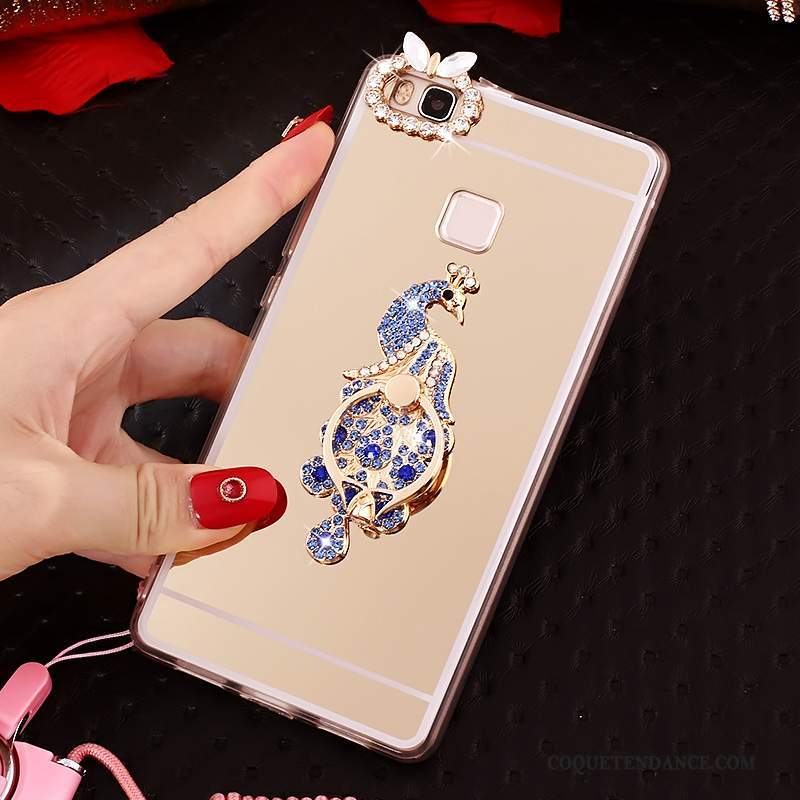 Huawei Nova Coque Protection Support Rose Étui Anneau