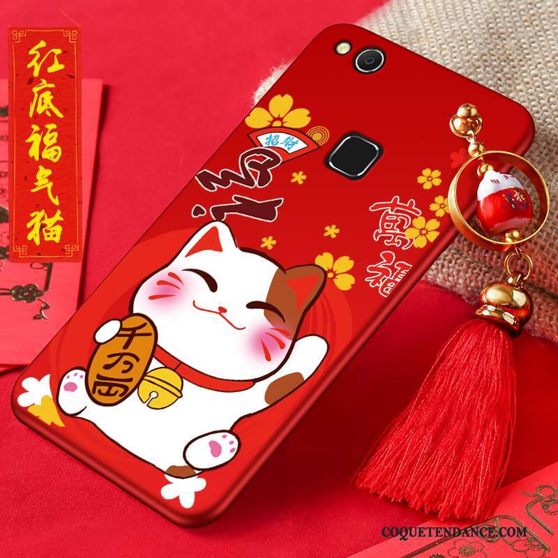 Huawei Nova Coque Richesse De Téléphone Étui Rouge Silicone