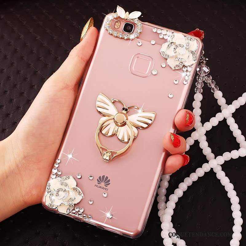 Huawei Nova Coque Étui Cristal De Téléphone Rose Protection