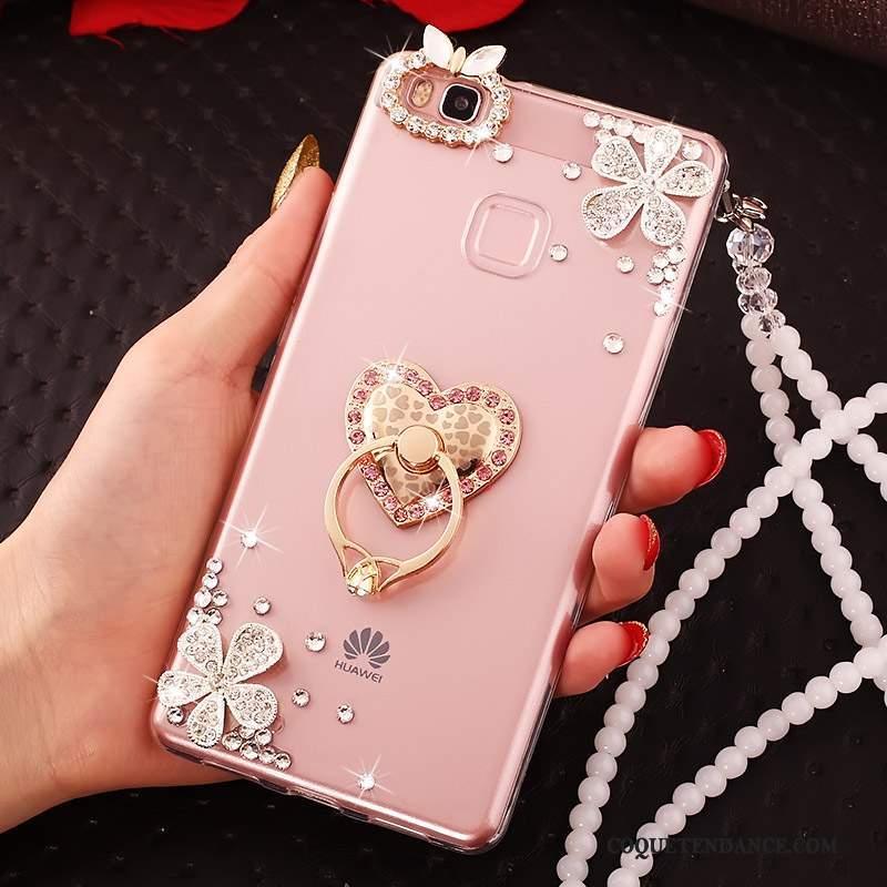 Huawei Nova Coque Étui Cristal De Téléphone Rose Protection