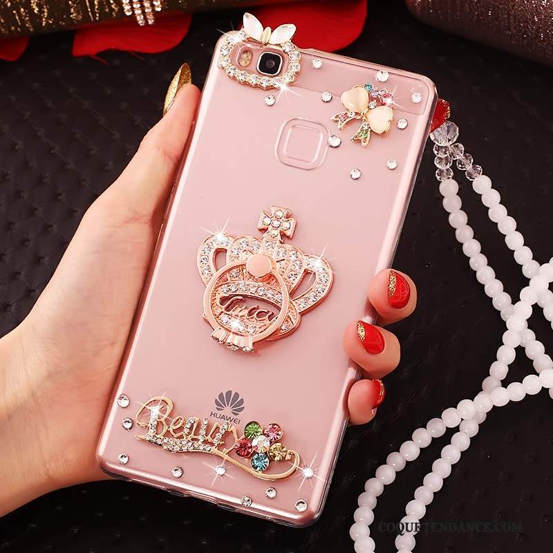 Huawei Nova Coque Étui Cristal De Téléphone Rose Protection