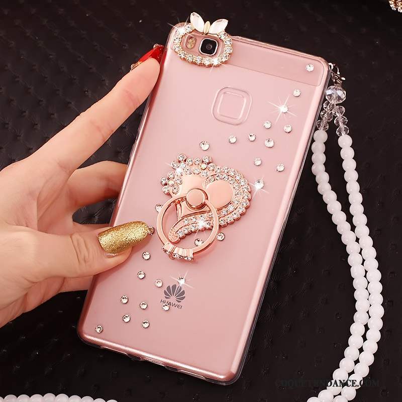 Huawei Nova Coque Étui Cristal De Téléphone Rose Protection