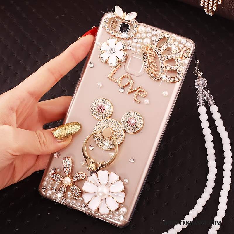 Huawei Nova Coque Étui Cristal De Téléphone Rose Protection