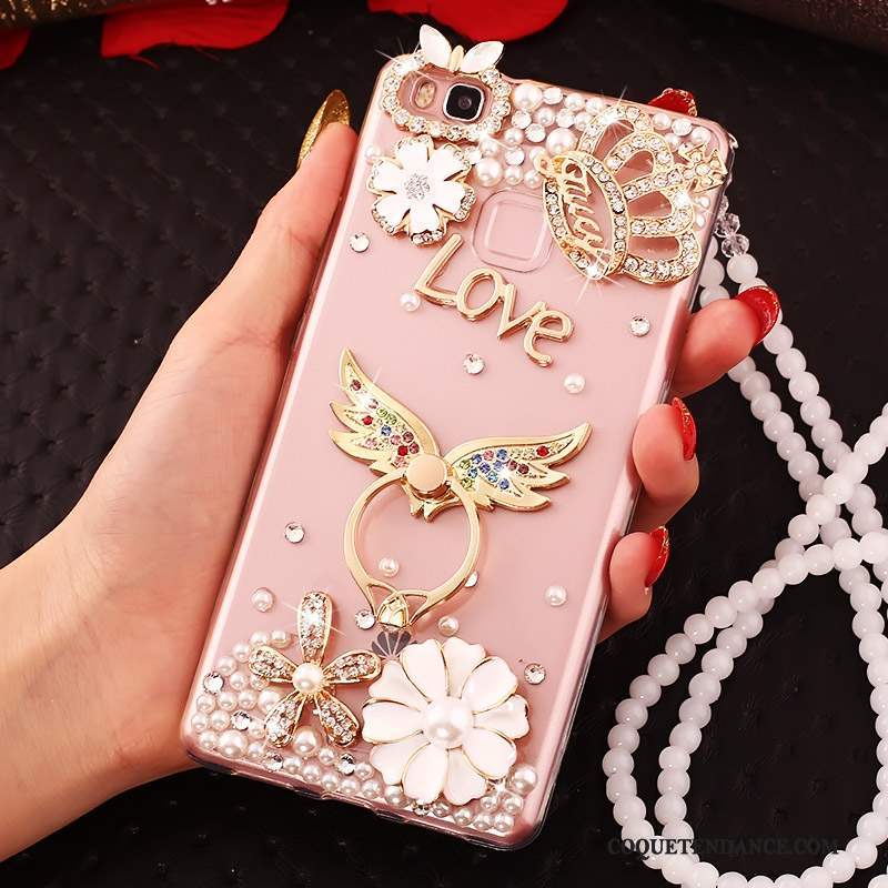 Huawei Nova Coque Étui Cristal De Téléphone Rose Protection