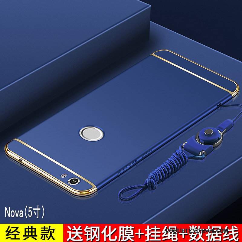 Huawei Nova Coque Étui Délavé En Daim Or Incassable Jeunesse