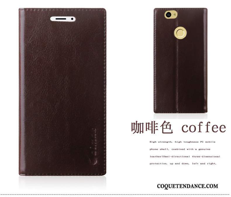 Huawei Nova Coque Étui En Cuir De Téléphone Protection Or