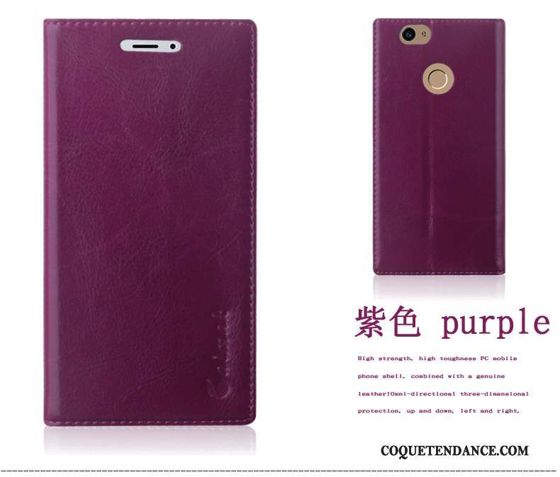 Huawei Nova Coque Étui En Cuir De Téléphone Protection Or