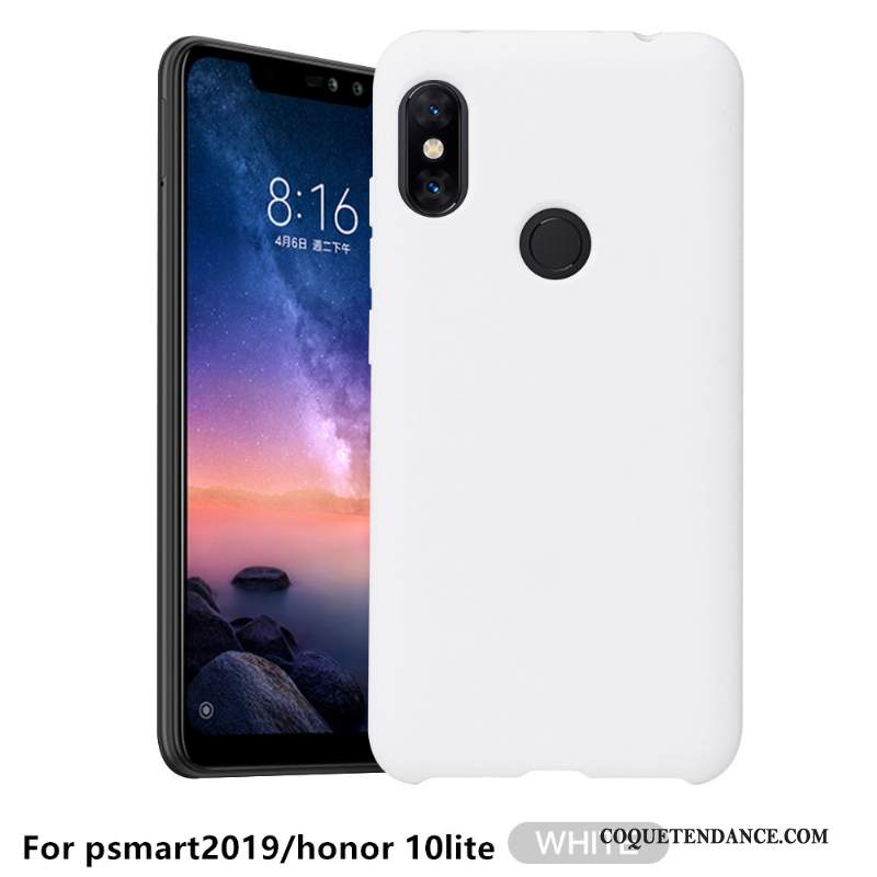 Huawei P Smart 2019 Coque Couleur Unie Noir Sentir Nouveau De Téléphone