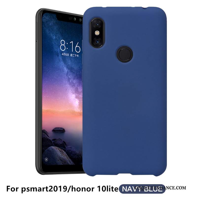 Huawei P Smart 2019 Coque Couleur Unie Noir Sentir Nouveau De Téléphone