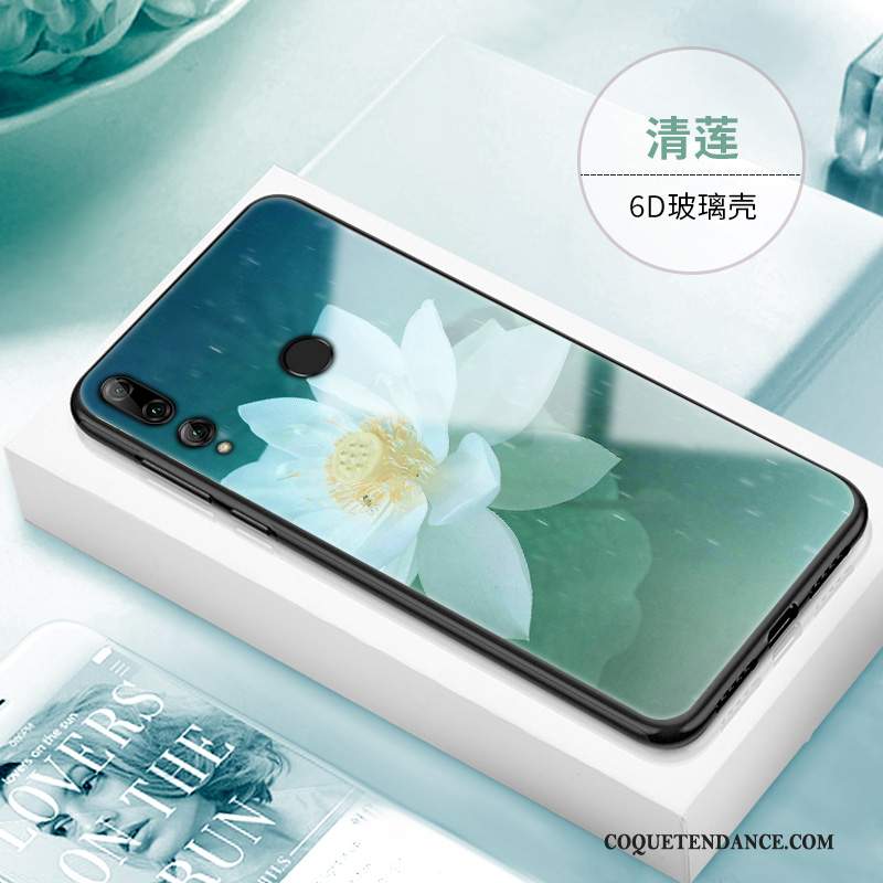 Huawei P Smart+ 2019 Coque De Téléphone Bleu Marin Créatif Tout Compris Verre