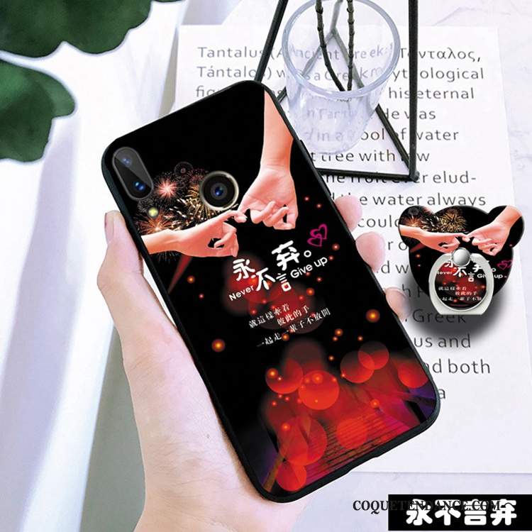 Huawei P Smart 2019 Coque Jeunesse De Téléphone Tempérer Protection Noir
