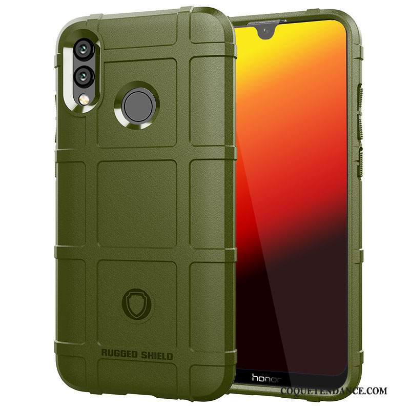 Huawei P Smart 2019 Coque Modèle Fleurie Protection Trois Défenses Tout Compris Épais