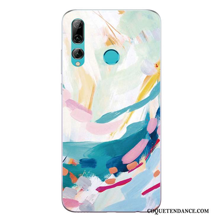 Huawei P Smart+ 2019 Coque Multicolore Silicone Incassable De Téléphone