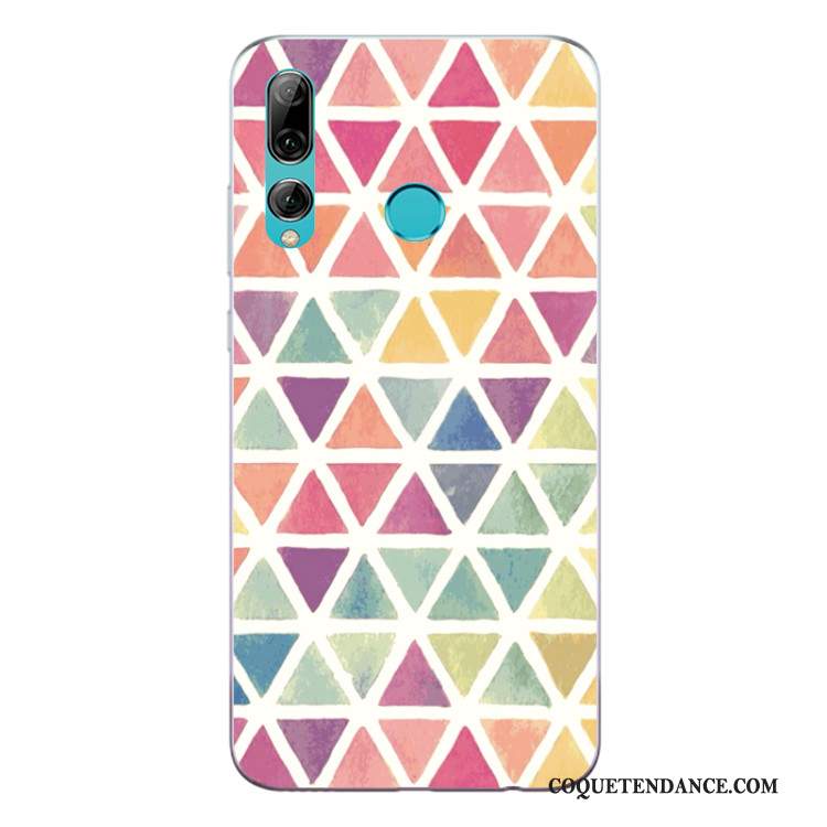 Huawei P Smart+ 2019 Coque Multicolore Silicone Incassable De Téléphone