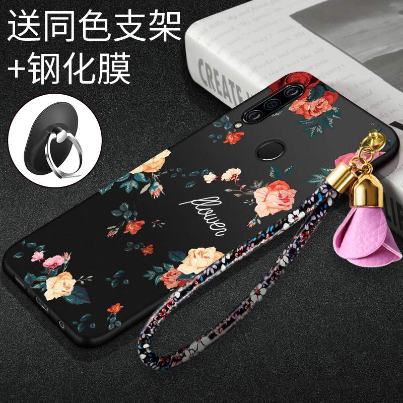 Huawei P Smart+ 2019 Coque Protection Rouge Mode Étui