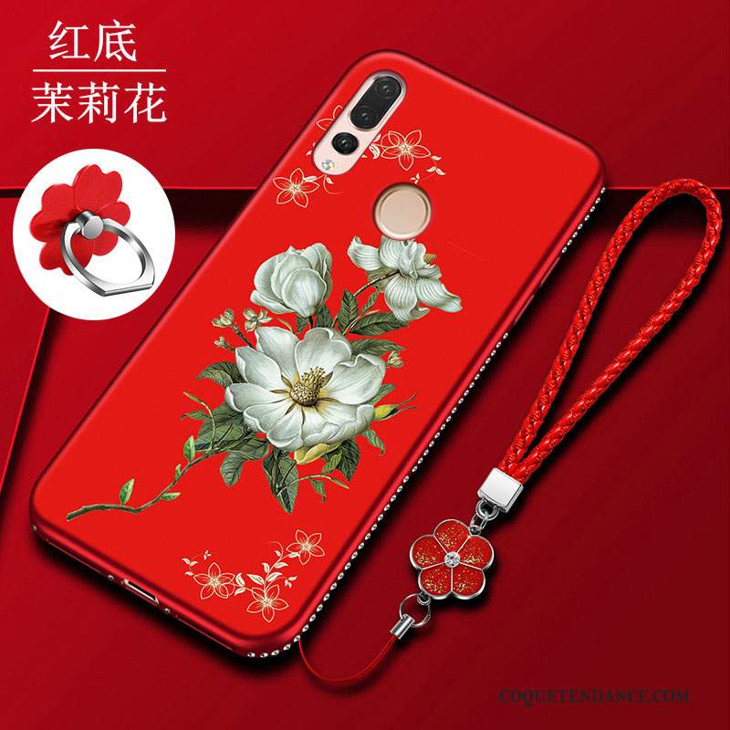 Huawei P Smart+ 2019 Coque Silicone Fluide Doux De Téléphone Tout Compris Étui