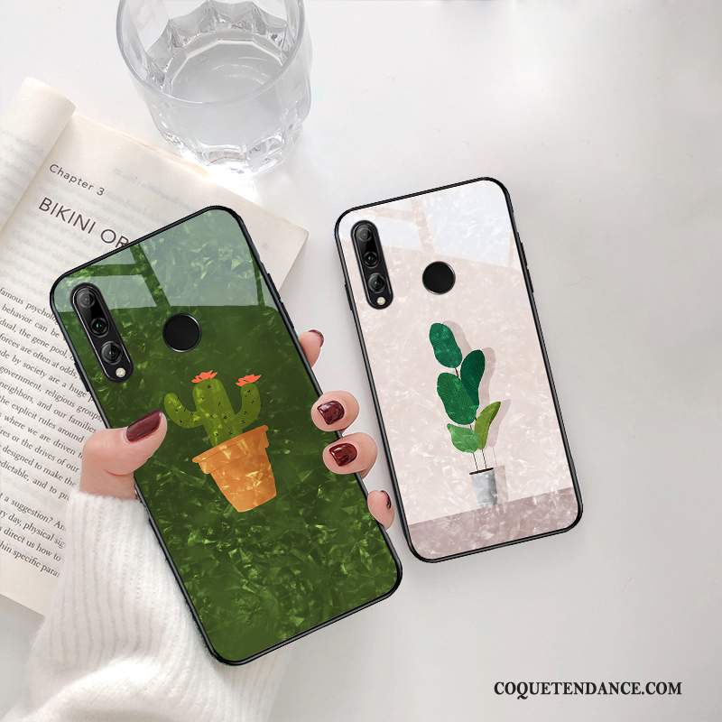 Huawei P Smart+ 2019 Coque Vert Tout Compris Créatif Miroir