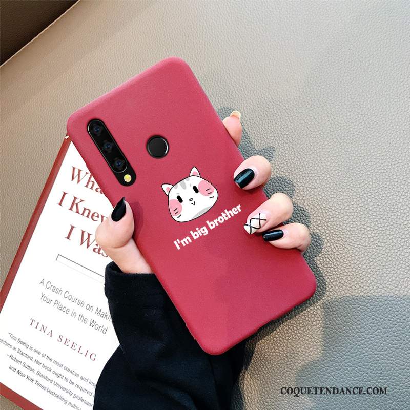 Huawei P Smart+ 2019 Coque Étui Protection Silicone Tout Compris Rouge