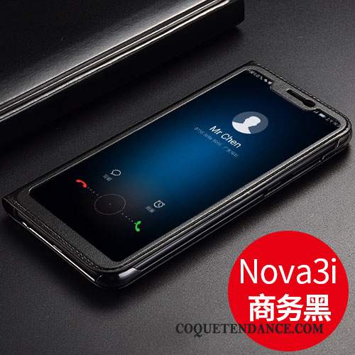 Huawei P Smart+ Coque De Téléphone Clamshell Étui Protection Bleu