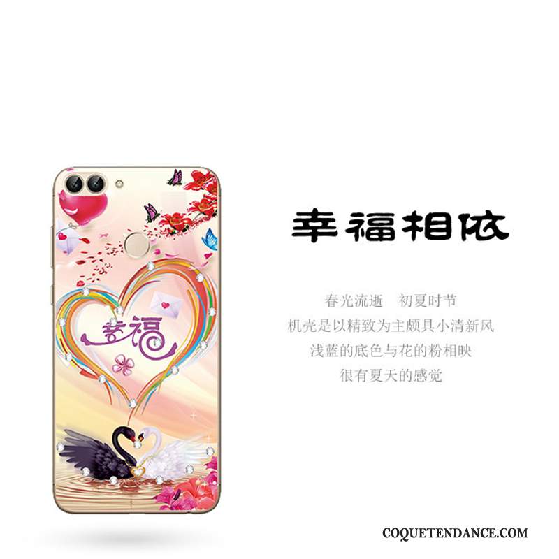 Huawei P Smart Coque De Téléphone Violet Incassable Silicone