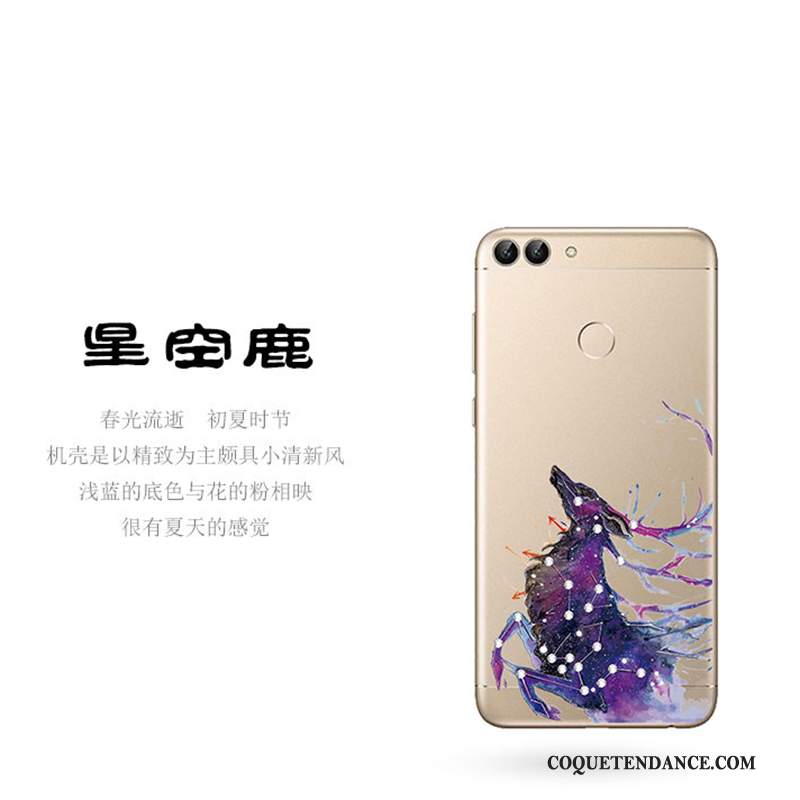 Huawei P Smart Coque De Téléphone Violet Incassable Silicone