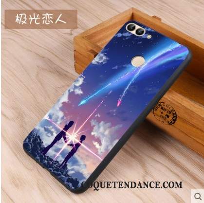 Huawei P Smart Coque Incassable De Téléphone Charmant Fluide Doux Délavé En Daim