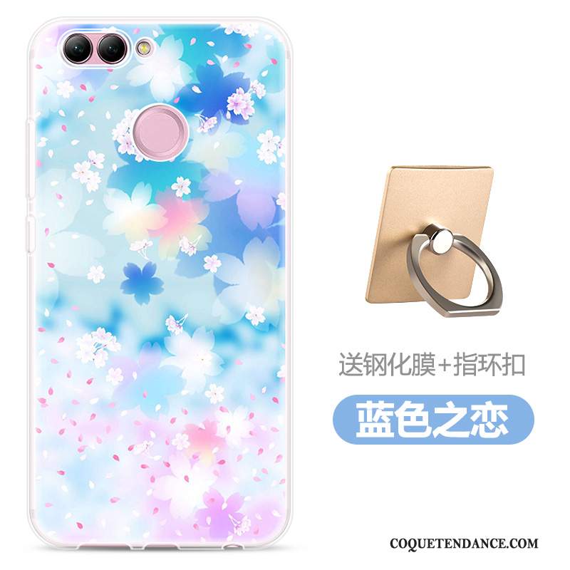 Huawei P Smart Coque Multicolore Transparent Silicone Personnalité De Téléphone