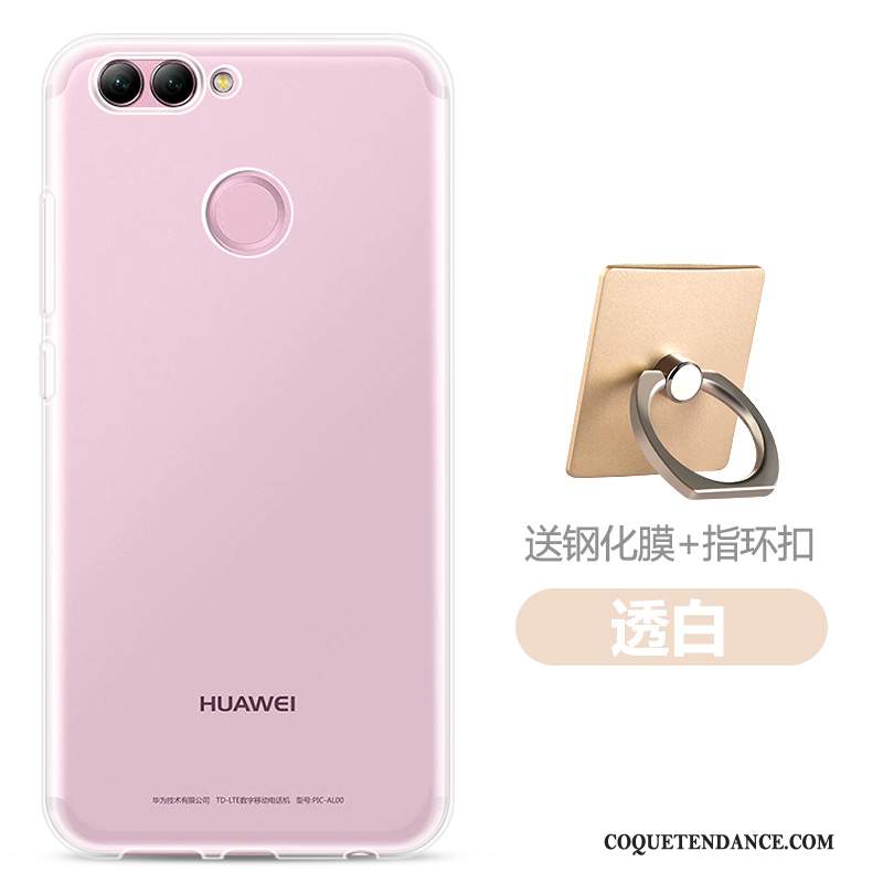 Huawei P Smart Coque Multicolore Transparent Silicone Personnalité De Téléphone