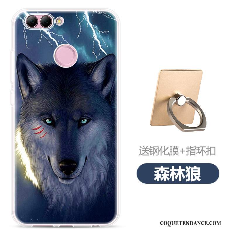 Huawei P Smart Coque Multicolore Transparent Silicone Personnalité De Téléphone