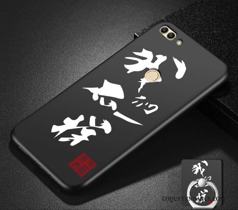 Huawei P Smart Coque Noir Tout Compris Incassable Fluide Doux Protection