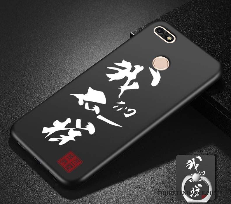 Huawei P Smart Coque Noir Tout Compris Incassable Fluide Doux Protection