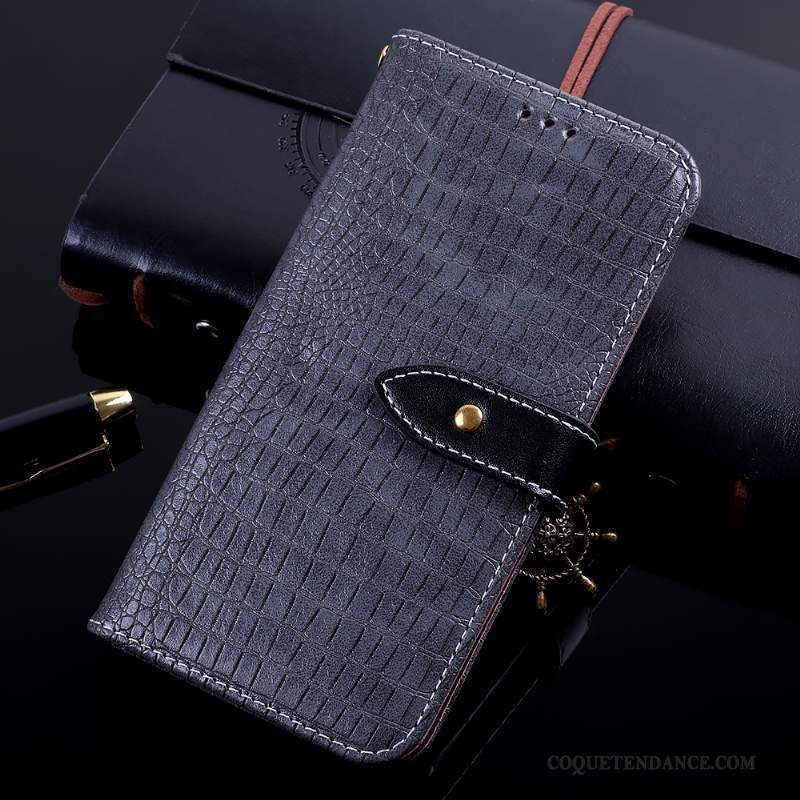 Huawei P Smart+ Coque Portefeuille Étui Protection Or Étui En Cuir