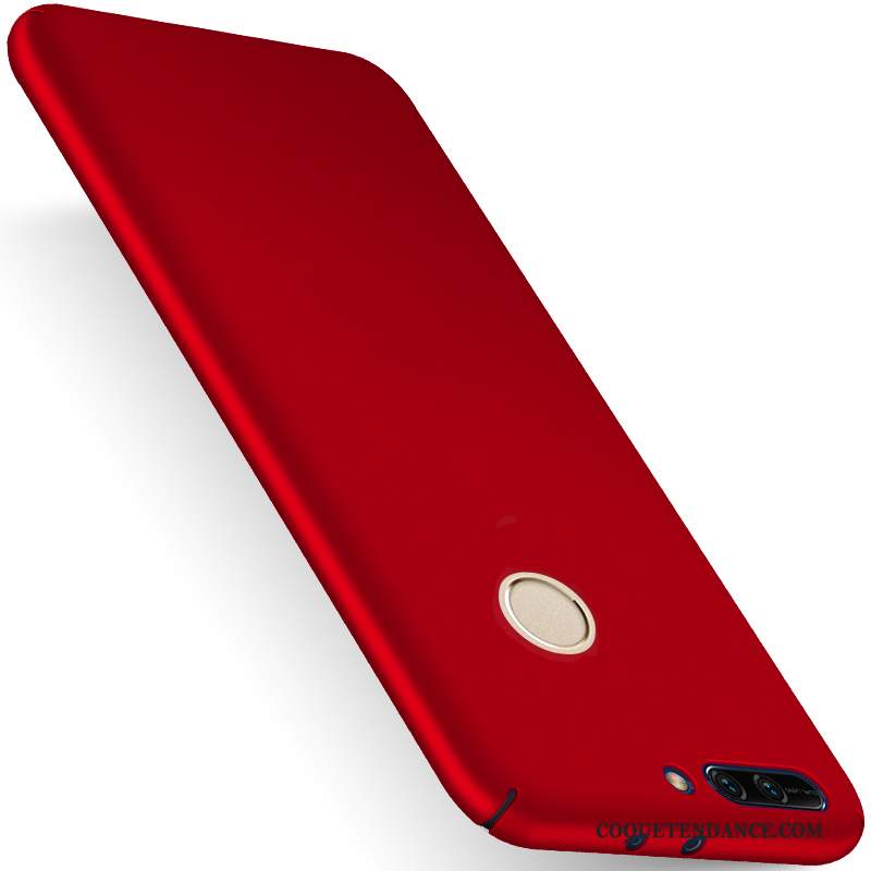 Huawei P Smart Coque Rouge De Téléphone Nouveau Or Délavé En Daim