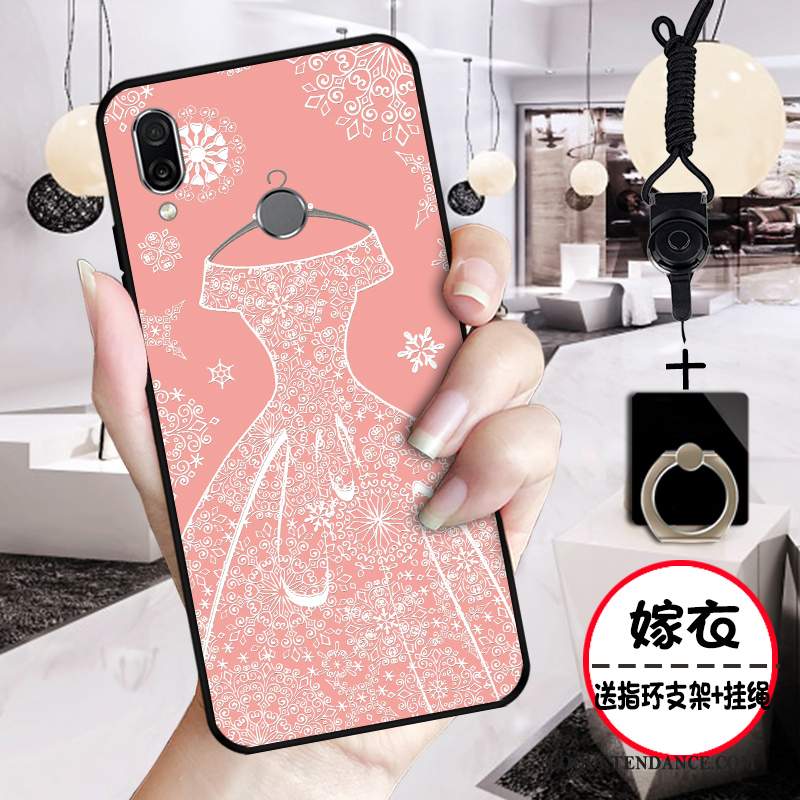 Huawei P Smart Z Coque Tout Compris Étui Protection Fluide Doux Rose