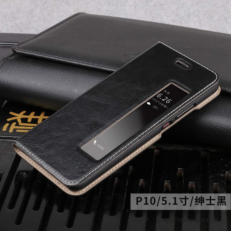 Huawei P10 Coque Cuir Véritable Tout Compris Ultra Clamshell De Téléphone