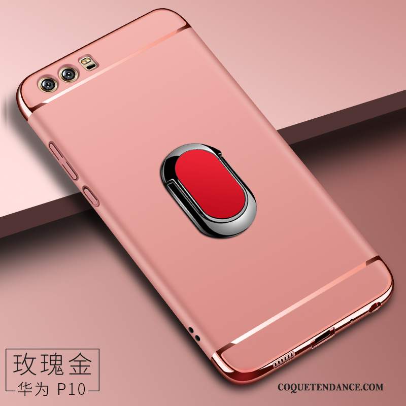 Huawei P10 Coque De Téléphone Protection Support Incassable Rouge