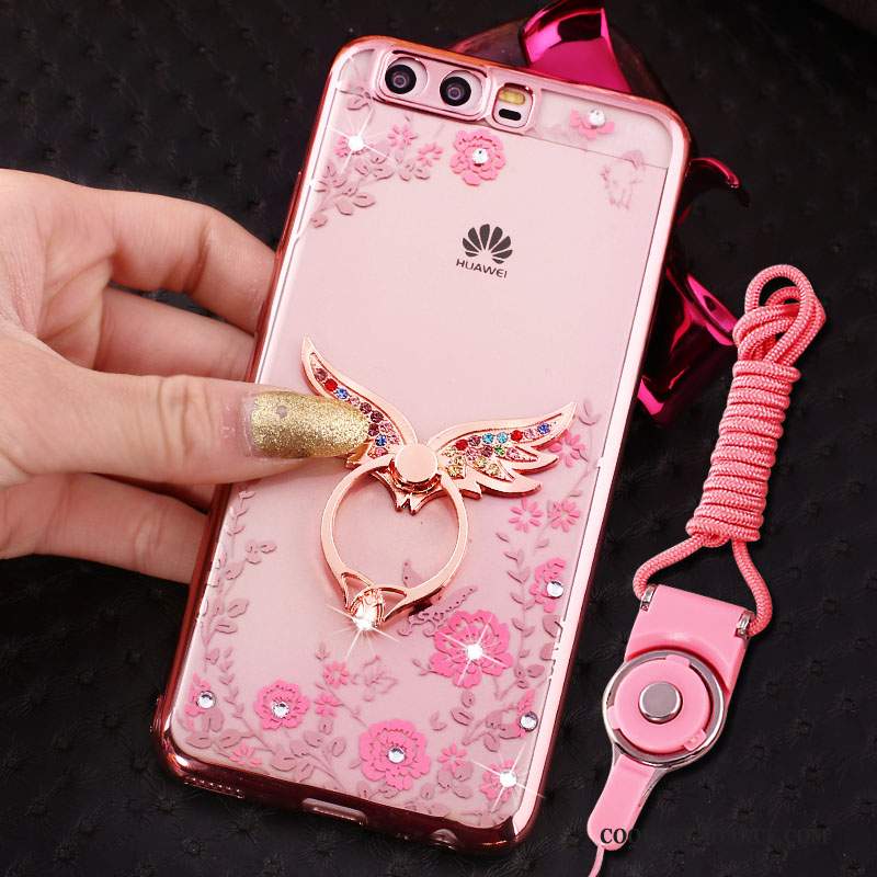 Huawei P10 Coque Incassable Charmant De Téléphone Rose Créatif