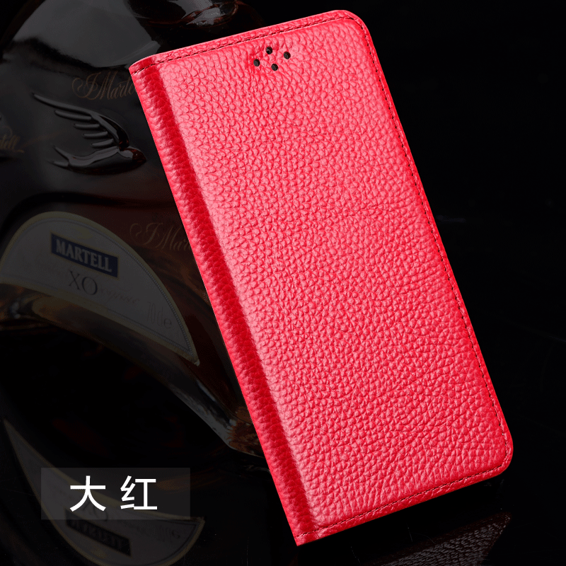 Huawei P10 Coque Silicone Cuir Véritable Étui En Cuir Clamshell Incassable