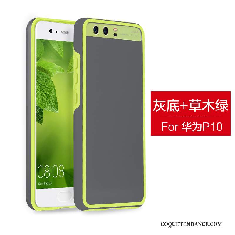 Huawei P10 Coque Étui De Téléphone Protection Silicone Délavé En Daim
